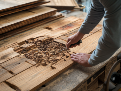 how to source and test reclaimed pine floorboards in the uk: spotting hidden insect damage, uneven moisture, and what tools to bring on pickup