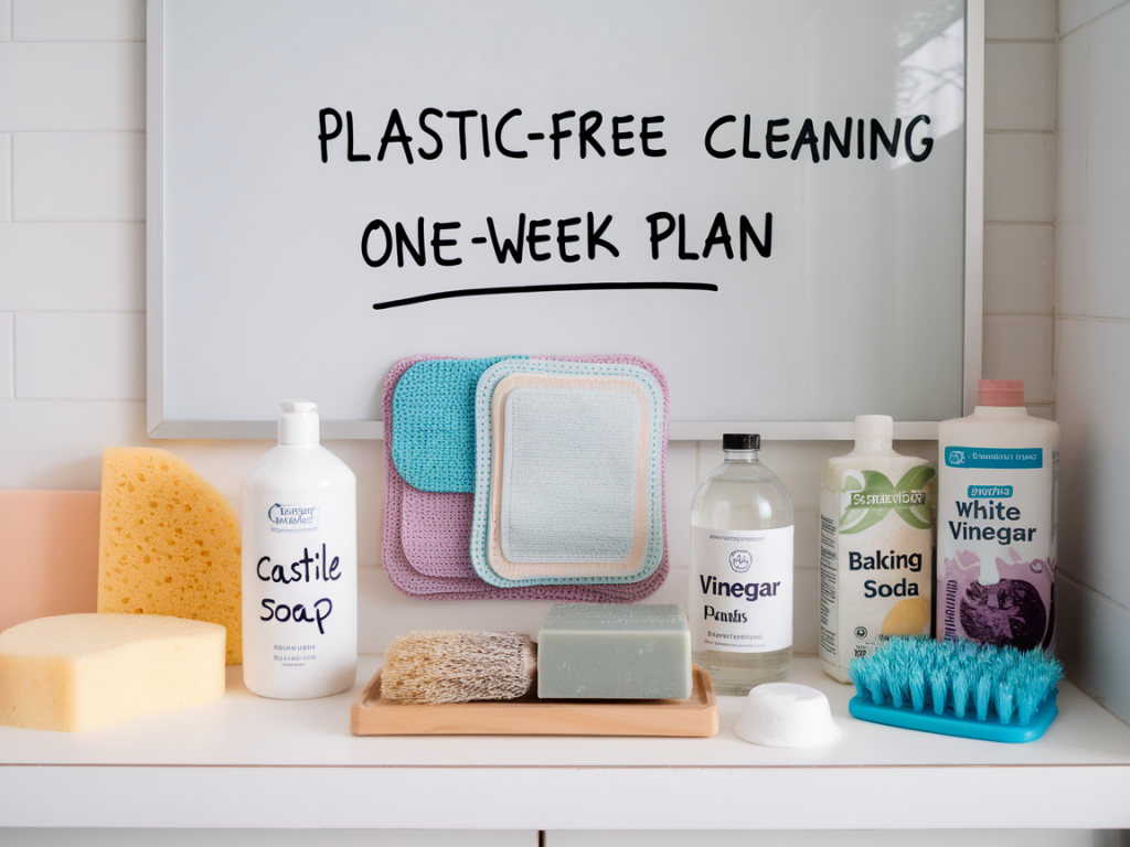 switch to plastic-free cleaning: one-week plan and exact products i use